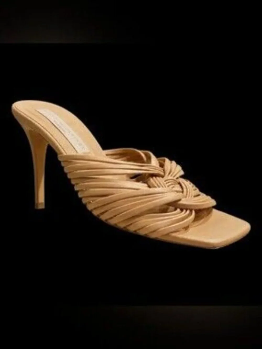Stella McCartney SZ 37.5 Knotted Strappy Mule 2.5